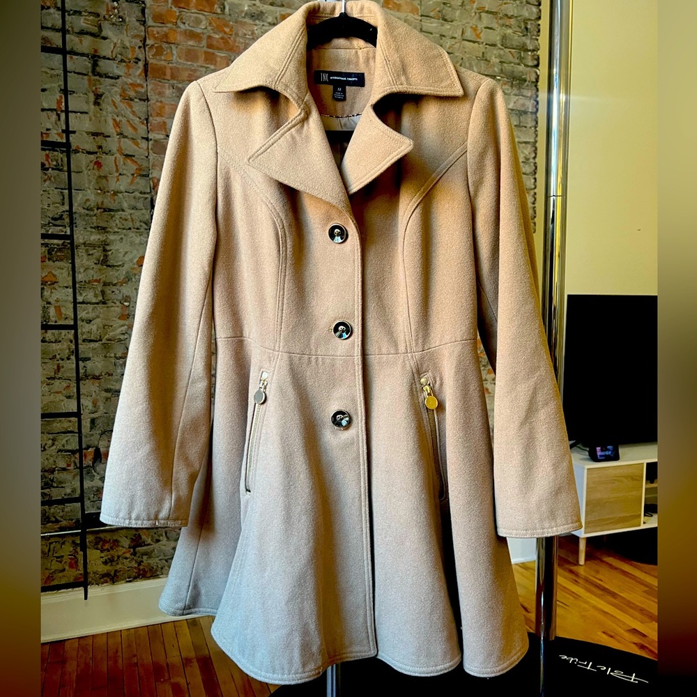 Light brown (tan) pea coat